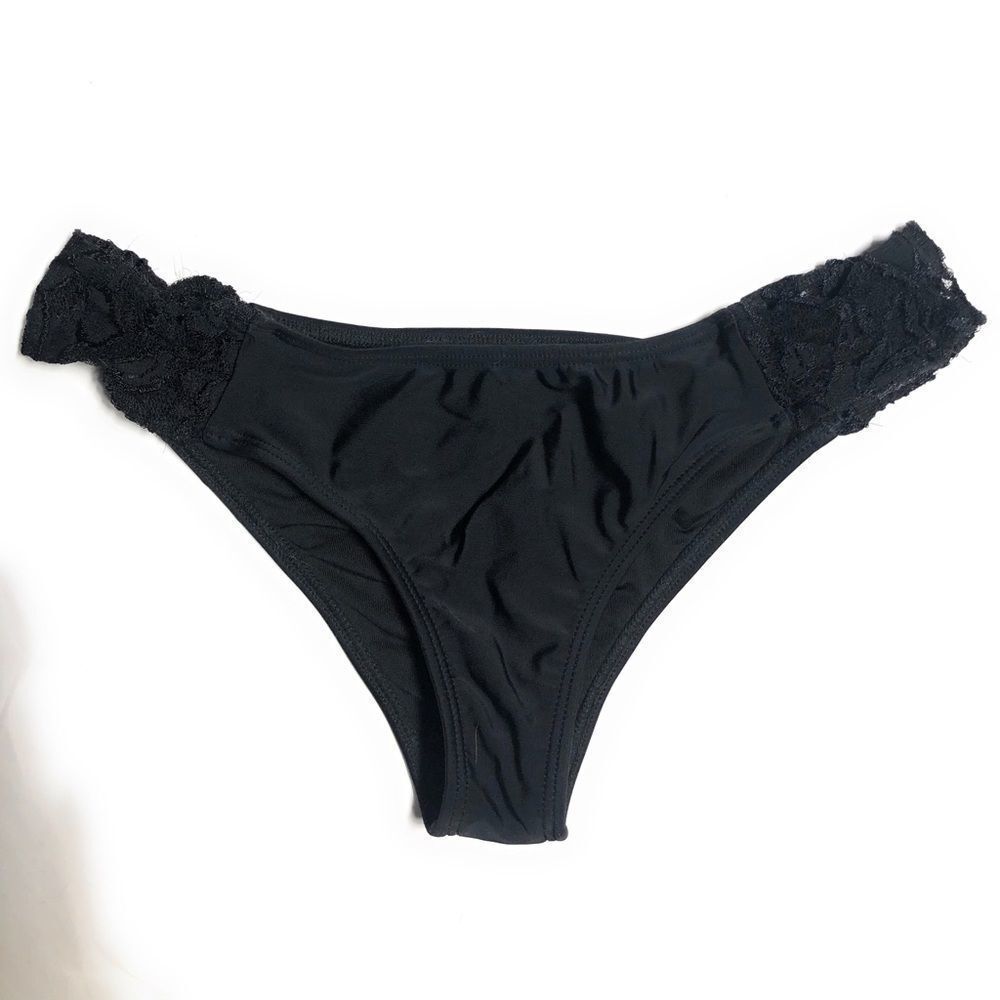Beach Riot Bikini Bottom With Lace Accents